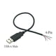 thumbnail image 1 of Cable de alimentación USB de 0,3 m/1m/2m, 5V, 2 pines, 2,0 A, hembra, macho, 4 pines, Conector de extensión para cargador, bricolaje, 1 of 3