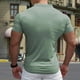 thumbnail image 4 of pstuiky camisetas de hombre, Camiseta de manga corta de verano para hombre, de color liso, para exteriores, para correr, deportes, hielo, transpirable, de manga corta camisas casuales para hombre s, 4 of 7
