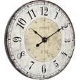 thumbnail image 6 of MODE HOME 24 Inch Large Wall Clock, Rustic Round Farmhouse Wall Clocks for Living Room Decor, Silent Non-Ticking Battery Operated Clock with Large Numerals, Vintage Oversized Decorative Wall Clock, 6 of 9