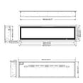 thumbnail image 3 of ActiveFlame Pro Series Black Diamond Electric Fireplace, 60IN, 3 of 5