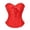 Red, variant on Levmjia Women's Shapewear Corset Top Solid Color Lace Fashion Tummy Control Body Shaper Strapless Wedding Brides Comfortable Evening Gowns