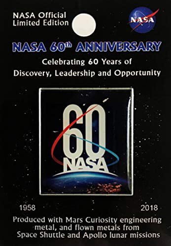 NASA 60TH ANNIVERSARY Official Limited Edition Medallion with COA Card 