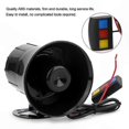 thumbnail image 3 of 3-Tone Electronic Siren with 12V 30W Power for Vehicle Warning Systems and Emergency Alerts, 3 of 4