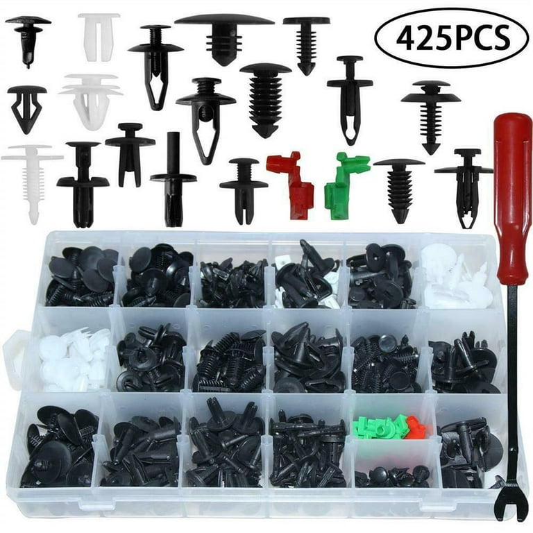 425 PCS For GM Car Body Retainer Assortment Clips Plastic Fasteners Removal  Tool
