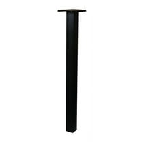 Architectural Mailboxes Brighton In-Ground Aluminum, Mailbox Post in Black