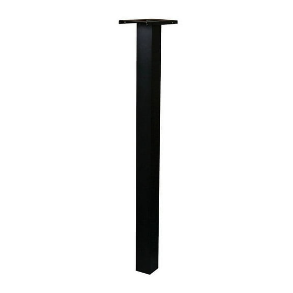 Architectural Mailboxes Brighton In-Ground Aluminum, Mailbox Post in Black