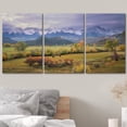 thumbnail image 3 of wall26 - 3 Piece Canvas Wall Art - on a Rare Overcast Morning in Southwest Colorado on a Rancher - Modern Home Art Stretched and Framed Ready to Hang - 24"x36"x3 Panels, 3 of 7