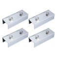 thumbnail image 1 of 4 Pcs Panneaux Solaires Module Rail Connecteur Support en Aluminium pour Montage Rail Pv, 1 of 9
