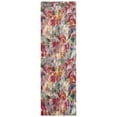 thumbnail image 6 of SAFAVIEH Lillian Beryl Abstract Floral Area Rug, Grey/Pink, 6'7" x 6'7" Round, 6 of 9