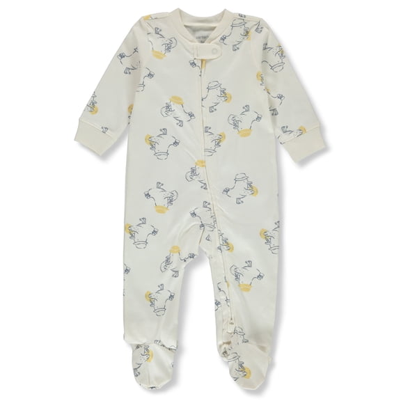Carter's Baby Boys' Lemonade Footed Coveralls Color: white Size: 3 months