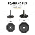 thumbnail image 3 of SnapPad Jack Pad EQLXSP6 EQ Grand Lux; Rubber; Black; Set Of 6, 3 of 3