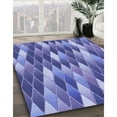 thumbnail image 2 of Ahgly Company Indoor Square Patterned Purple Mimosa Purple Area Rugs, 8' Square, 2 of 6