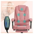 7Point Vibrating Massage Office Chair, High Back Executive Recliner