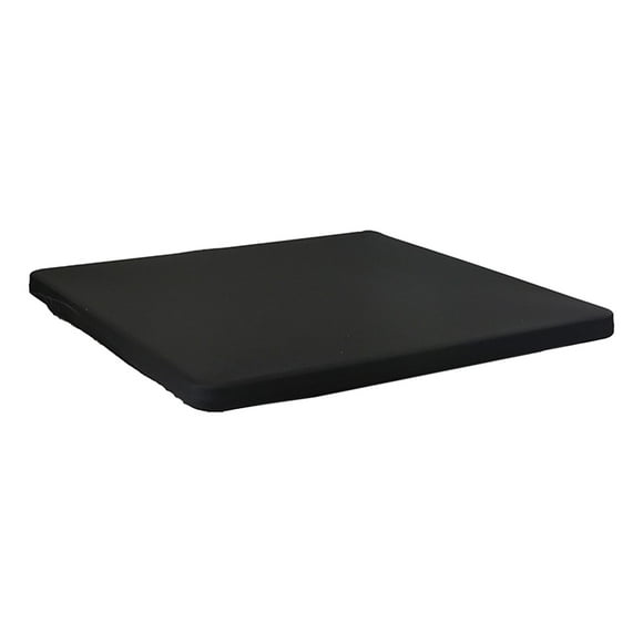 kurtrusly Square Table Cover Stretchable Elastic Tablecloth Party Dinner Table Black for End Black 86 cmx86 cm