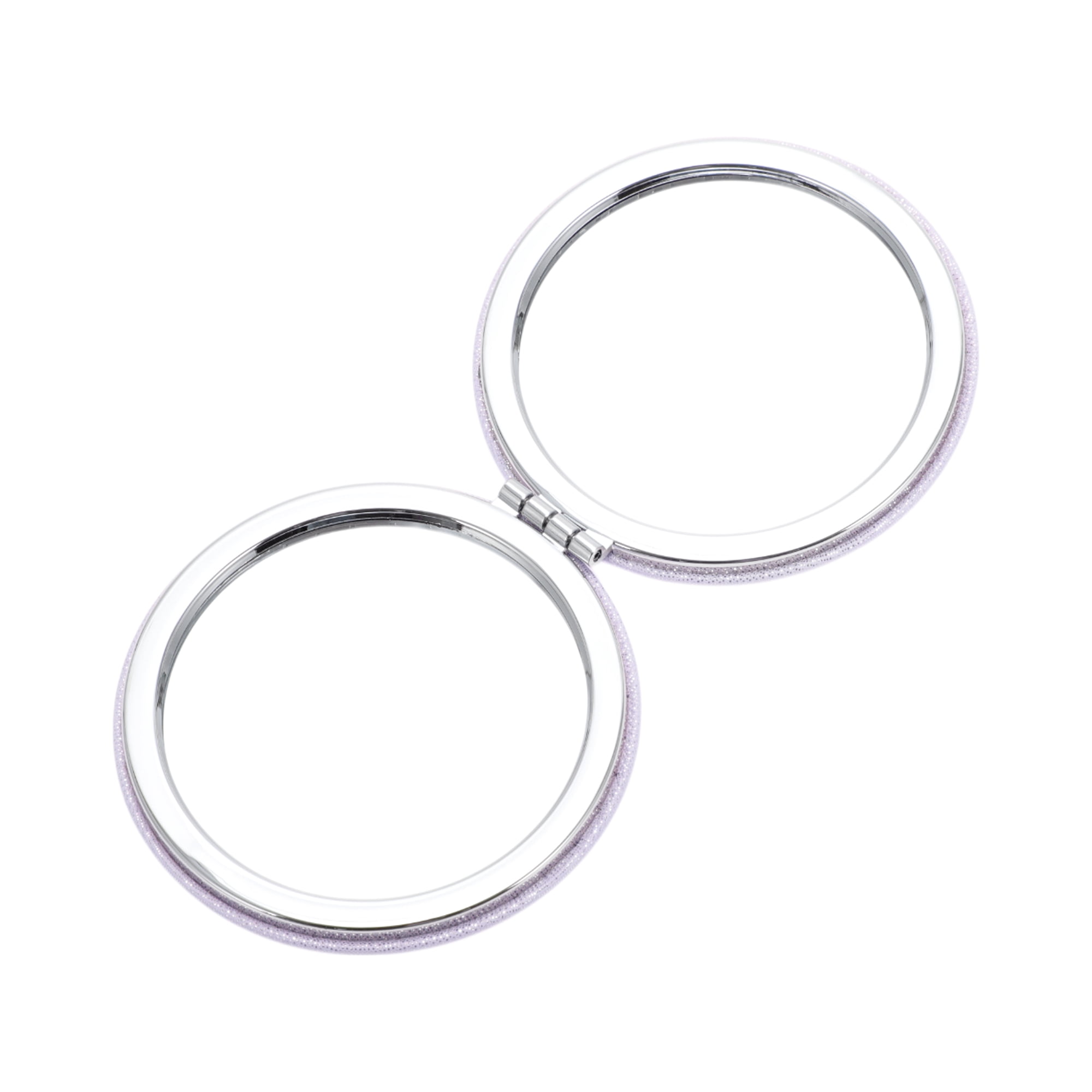 Unique Bargains 1pc Circular Makeup Mirror for Personal Grooming Purple