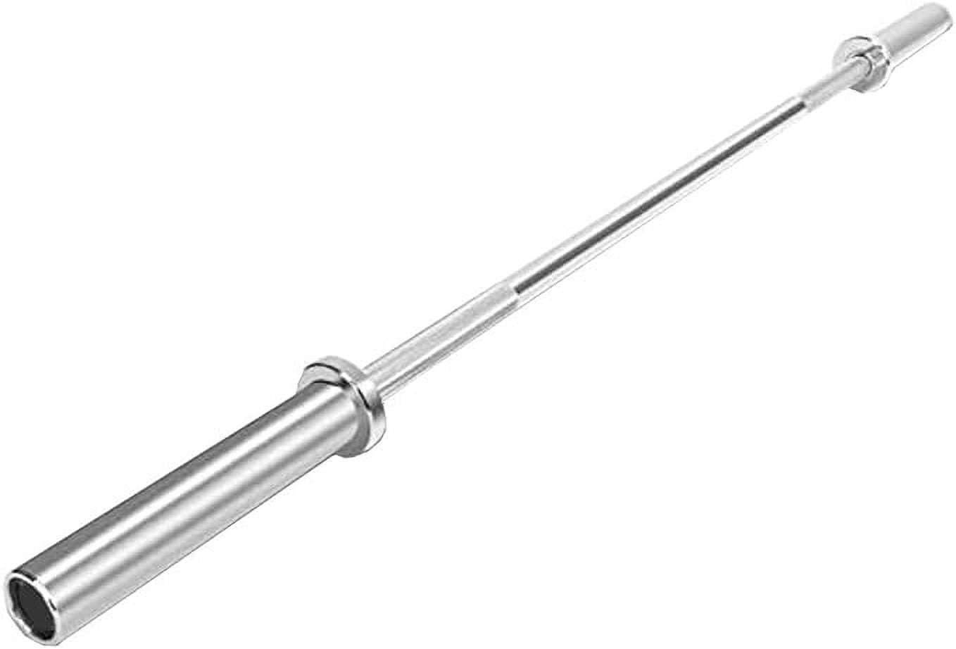 Weightlifting Barbell Bar 86" – Heavy-Duty Straight Bar for 2-inch Weight Plates – 330 lb. Weight Capacity