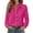 Hot Pink, variant on Yifymode Button Down Shirts for Women Long Sleeve Work Tops V Neck Shirts Dressy Casual Business Blouses with Pocket,Light Blue M