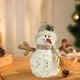 thumbnail image 5 of Juguetes De Peluche Cojín de respaldo de peluche con forma de muñeco de nieve navideño, 27 x 24 cm, decoración festiva para el hogar, blanco, 1 unidad Rkxzt, 5 of 7