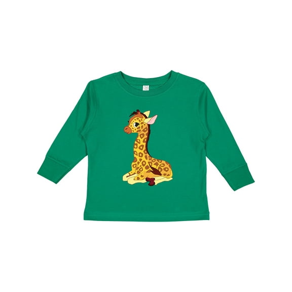 Inktastic Giraffe Boys or Girls Long Sleeve Toddler T-Shirt