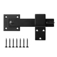 thumbnail image 1 of Visland Barn Door Flip Latch with Mounting Accessories 360-Degree Rotation Privacy Security Easy to Install Sliding Door Latch Gate Latch, 1 of 8