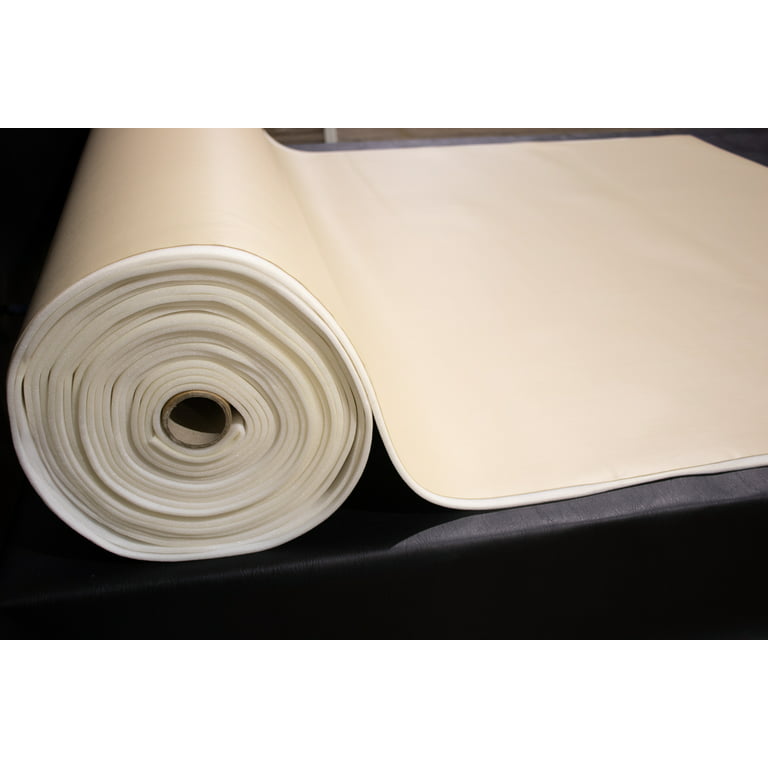 1/4 Inch foam for auto upholstery and seats with backing (by the Yard) 54  wide