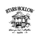 thumbnail image 4 of Women's "Stars Hollow" Graphic Tee - Casual & Sporty Round Neck Short Sleeve T-Shirt, Breathable Polyester Blend, Machine Washable, Perfect for Summer, 4 of 8