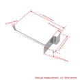 thumbnail image 1 of BQLZR 25 Pcs Présentoir d'Atelier en Acier Inoxydable Support à Lattes 10cm, 1 of 5