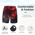 thumbnail image 3 of Daiia Artistic Dewdrop Rose Mens Swim Trunks Swim Shorts Quick Dry Swim Shorts with Mesh Lining Pockets-3X-Large, 3 of 9