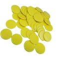 thumbnail image 6 of Fearlessin 100 Pcs 19mm Creative Gift Plastic Chips Bingo Markers Token Fun Club Game Toy solid light yellow, 6 of 6