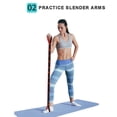 thumbnail image 6 of 2026 Upgrade Fitness Resistance Bands for Stretching and Yoga, Fitness Elastic Tension Exercise Pull Rope, Womens Mens Home Training Equipment Glutes, Back, Legs, 6 of 9