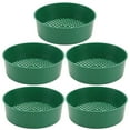 thumbnail image 1 of 5Pcs Garden Soil Sieves Planting Soil Filter Gardening Riddles Hand Tools Green, 1 of 9
