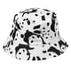 thumbnail image 1 of GOOHOCHY Sombrero de pescador de dos caras con estampado de panda pequeño, 1 of 8