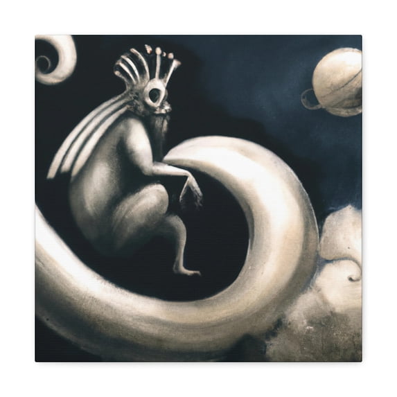 Uranus in Rococo Splendor - Canvas