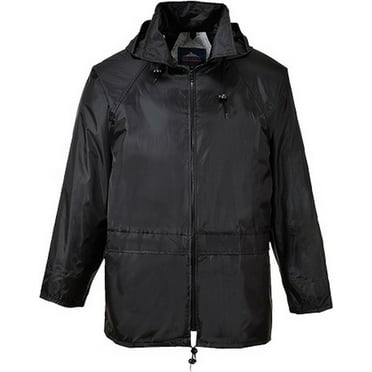 Stansport Men's vinyl raincoat with hood, smoke - Walmart.com