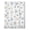 E, variant on PEVA Shower Curtain Liner, 48x72 Inch Quick Dry Partition, Grey Geometric Grid With Plastic Hooks, Shared Apartment Bathroom Privacy Screen, Qtmrj