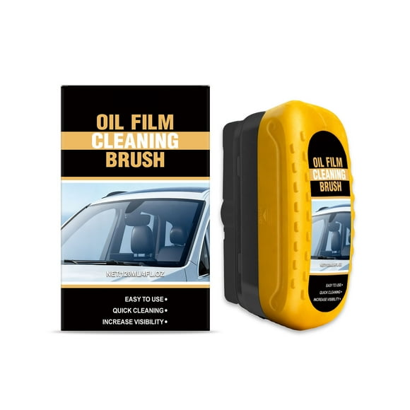 Kieccall Nettoyant Émulsion pour Verre 120 ml pour Pare-Brise de Voiture, Puissant Poli pour Enlever le Film d'Huile et la Saleté, Solution de Nettoyage du Verre Cristal Clair pour Fenêtres et Pare-Brise Automobiles