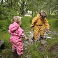 thumbnail image 2 of Jan & Jul Kids Boys Girls Cozy-Dry Waterproof Play Suit - (Yellow - 6T), 2 of 7