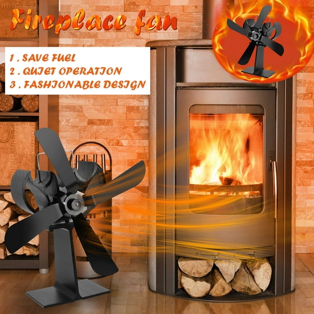 Ventilateur de poêle à bois, ventilateur de cheminée, efficacité