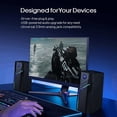thumbnail image 3 of W-206RE RGB Gaming Speakers for PC, Bluetooth & USB Desktop Speakers for Gaming PC and Monitor, Touch Control Stereo Computer Speakers with 21 LED Light es, 3 of 14