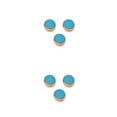 thumbnail image 1 of Soidarity Botones de saxofón decorativos de 3 piezas, buen tacto, superficie lisa azul, pieza de repuesto de viento de madera, botón, teclas de Dorado 2piezas Soidarity CBP499232, 1 of 6
