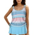 thumbnail image 7 of Kmdttou Bathing Suit for Women Swimsuits For 2024 Plus Size Swim Suits Two Piece Bathing Suits With Skirts Athletic Swimdress on Clearance!, 7 of 7
