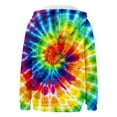 thumbnail image 4 of Hoodies for Women Tie Dye Print Hooded Long Sleeve Loose Fit Zip Up Pockets Drawstring Jacket for Casual Wear Sweatshirts for Women Multicolour L, 4 of 5