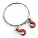 thumbnail image 4 of RC Car Steel Tow Rope Metal Durable 1:10 1/10 Simulación Tow Hook Trailer Chain rojo Zulema Cuerda de remolque de acero para coche RC, 4 of 5