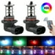 thumbnail image 1 of 2x 9006 Led 5050 Rgb Faro de coche Bombilla de luz antiniebla con control remoto kaili Sencillez, 1 of 5