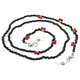 thumbnail image 3 of Cherry Bead Eyeglasses Chain Black Glasses Lanyard for Women Mask Hanging Strap Prevents Loss Easy Install, 3 of 3