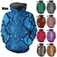 thumbnail image 2 of Sudadera con capucha para hombre con estampado 3D de piel de serpiente, sudaderas para hombre y mujer, sudaderas informales de talla grande con estampado, sudaderas con capucha, camisetas de calle, 2 of 5