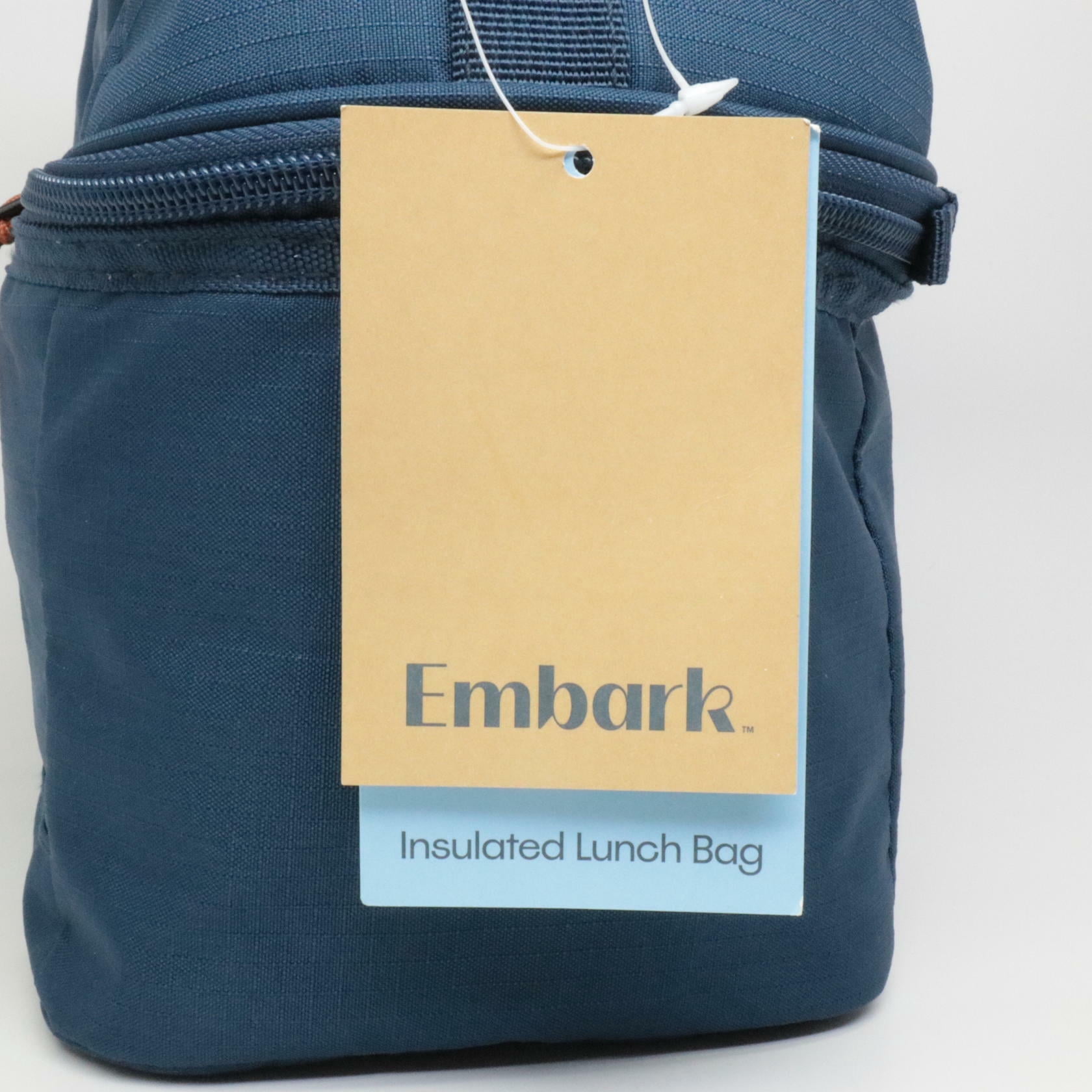 Embark Dual-Compartment Lunch Bag Spacious Target Zipper 5L Capacity Navy