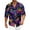 Purple, variant on Fgvctg Mardi Gras Button Up Shirt Men Carnival Party Long Sleeve Button Down Cotton Shirt Collared Funny Blouse Mask Print Plus Size Business Casual Tops Dark Green L