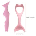 thumbnail image 2 of 2 piezas Convenientes Silicone Eyeliner Plantilla Mujer Use Beauty Reger Eyeshadow Plantilg Guía, 2 of 9