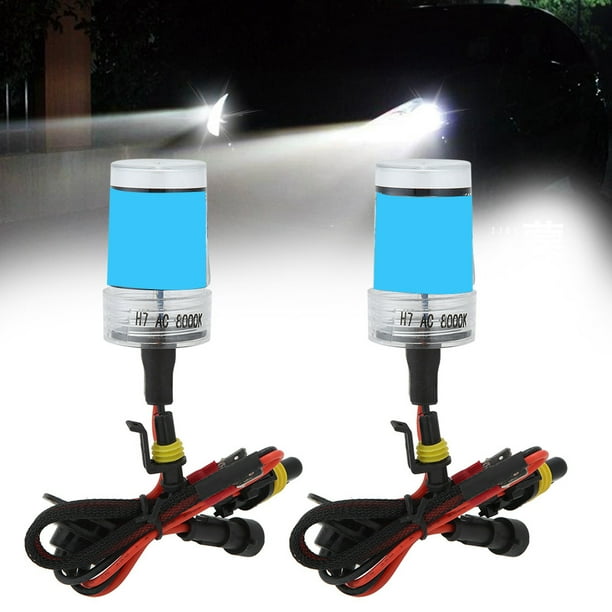 Kit de Faros de Xenón Coche de Lastre PLETADO ULTRAFINO H7 8000K 12V 55W Alto Brillo Rango Extendido Conucción Más Segura